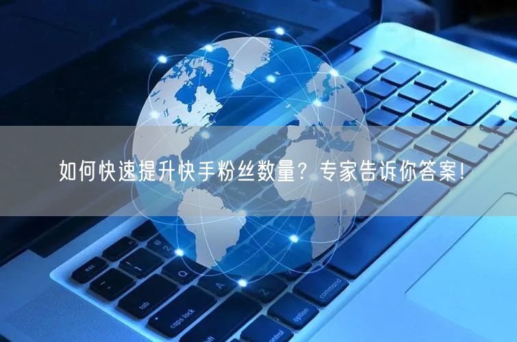 如何快速提升快手粉丝数量?专家告诉你答案!